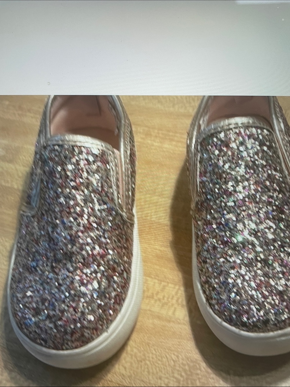 Toddler girl Carters Sparkling Sneakers